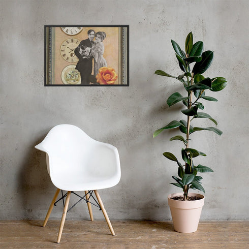 "Timeless Romance" Vintage Wall Art | Framed matte paper poster